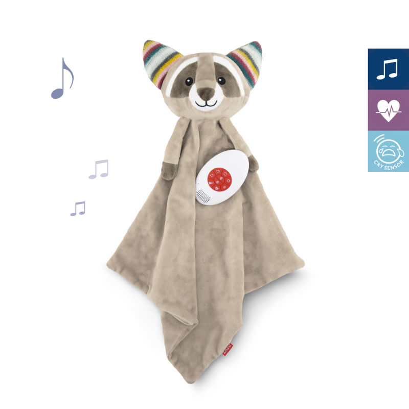 Zazu - robin the raccoon - musical blanket 50 cm 